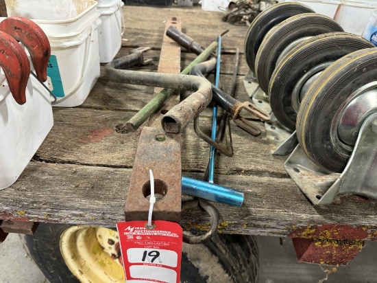 DRAW BAR, TRAILER JACK HANDLES & 5TH WHEEL PIN PULLERS