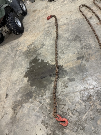 LINK CHAIN, APPROX. 9', HAS BEEN REPAIRED