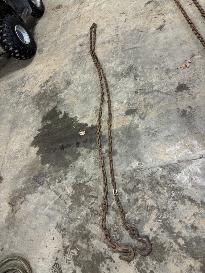 LINK CHAIN, APPROX. 17', HAS BEEN REPAIRED