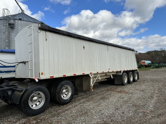 1985 GTD TRI-AXLE HOPPER BOTTOM TRAILER
