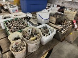 ASSORTED HARDWARE, NUTS, BOLTS, WASHERS & MORE