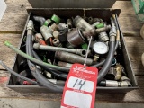 ASSORTED HYDRAULIC HOSE COUPLERS & MORE
