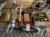 ASSORTED PIPE FITTINGS, TORCH ATTACHMENT, BRACKETS & MORE