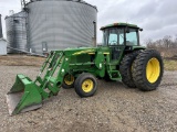 1971 JOHN DEERE 4230 TRACTOR W/JOHN DEERE 721 LOADER