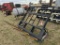 MDS HC243E BALE SPEAR LOADER ATTACHMENT, HYDRAULIC PUSH OFF, 4-TINE