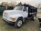1995 FORD F-SERIES SINGLE AXLE DUMP TRUCK, DIESEL ENGINE, 6-SPEED TRANS, HYDRAULIC BRAKES, 8-YARD BO