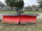 WESTERN UNIMOUNT V-PLOW, 9'2'', HAS DAMAGE