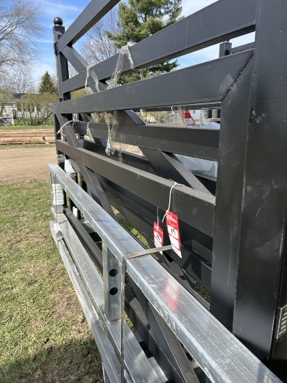 STEELMAN 20' FARM METAL GATE, 5' HIGH ON THE ENDS
