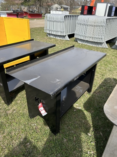STEEL WORK BENCH, 28'' X 60''