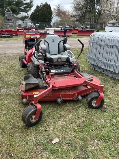 2018 EXMARK LAZER-Z 72'' ZERO TURN MOWER, KOHLER 999CC ENGINE, FOLD DOWN ROPS, 1961 HOURS SHOWING, S