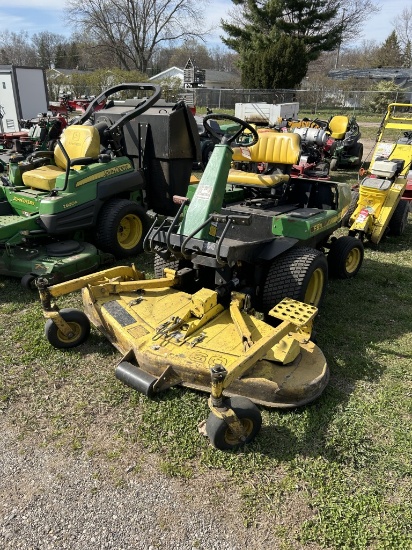 JOHN DEERE F911 60'' FRONT MOWER, KAWASAKI 22-HP ENGINE, 2696 HOURS SHOWING