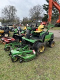 JOHN DEERE 1435 RIDING LAWNMOWER, 4WD, DIESEL, 72'' DECK, OROPS