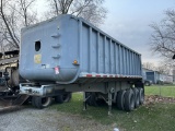 1987 FRUEHAUF 3-AXLE STEEL LEAD DUMP TRAILER, VIN: 1H4D02438HF019002