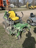 2019 JOHN DEERE Z950M ZERO TURN MOWER, 60'' DECK, KAWASAKI GAS ENGINE, 1671 HOURS SHOWING, S/N: 0705