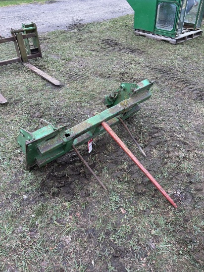 BALE SPEAR OFF JOHN DEERE 740 LOADER, QUICK ATTACH