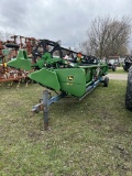 JOHN DEERE 925F GRAIN HEAD WITH HEADER CART
