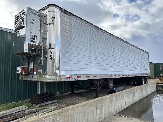 GREAT DANE TANDEM AXLE REEFER TRAILER, REEFER NOT WORKING, 48', SOME TIRES ARE LOW, CONTENTS NOT INC