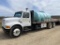 1985 INTERNATIONAL 1954 SINGLE AXLE FLATBED TRUCK, PUSHER AXLES, DT466 DIESEL ENGINE, MANUAL TRANS, 