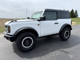 2022 FORD BRONCO 2-DOOR BADLANDS EDITION, 2.7 ECOBOOST, AUTO TRANS, 4X4, VINYL INTERIOR, REMOVABLE H