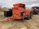 2005 BAGELA  BA 10000 ASPHALT RECYCLER, TANDEM AXLE, KUBOTA DIESEL ENGINE, HAS FIRE DAMAGE, FOR PART