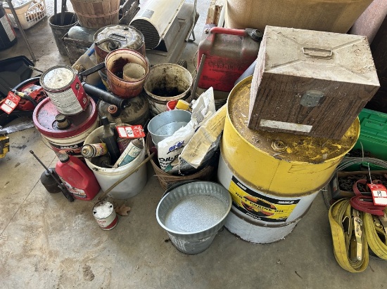 FUEL CANS, OIL CANS, FUNNELS AND MORE