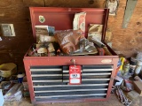 SEARS CRAFTSMAN 12-DRAWER TOOL BOX WITH TOOLS