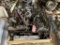 6-CYLINDER ENGINE IN PIECES IN A CRATE, UNKNOWN CONDITION