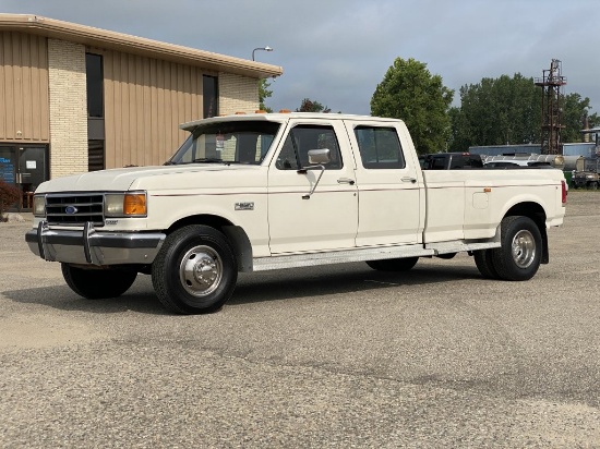 1991 FORD F-350 CREW CAB PICKUP TRUCK