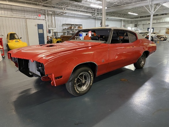 1971 BUICK SKYLARK GS455, 455 C.I. V8 ENGINE, AUTO TRANS, AM RADIO, AC, PROJECT CAR, INCLUDES PARTS,