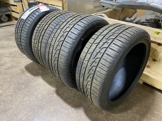 SUMITOMO HTR A/S P03 TIRES, NEW/UNUSED, 255/40R18 TIRES (2)  235/40R18 TIRES (2) (WAYLAND)