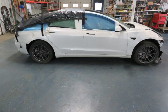 2021 TESLA MODEL 3, DUAL MOTOR, LONG RANGE, 3831 MILES SHOWING, VIN: 5YJ3E1EB7MF849399, SALVAGE TITL