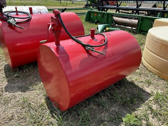 FUEL TANK, APPROX. 350-GALLON WITH MANUAL PUMP