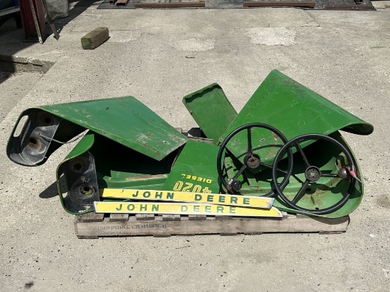 JOHN DEERE 4020 PARTS, FENDERS, STEERING WHEELS, TRIM PANELS