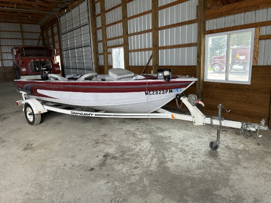 CRESTLINER 1640 NIGHT HAWK FISHING BOAT