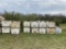 METAL CRATES, FORKABLE, 36'' X 47'' X 33''TALL (13 QTY.)