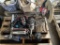 POWER TOOLS INCLUDING CHOP SAW, GRINDERS, GREASE GUNS, CIRCULAR SAW