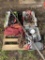 SKID WITH ASSORTED LIGHTS, HEAVY DUTY CHAIN & MORE