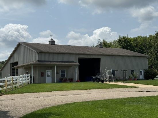 POLE BARN 80' X 50' X 16' WITH (3) OVERHEAD 16' DOORS