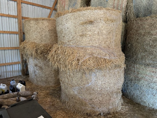 STRAW ROUND BALES (BID PRICE X 4 QTY.)
