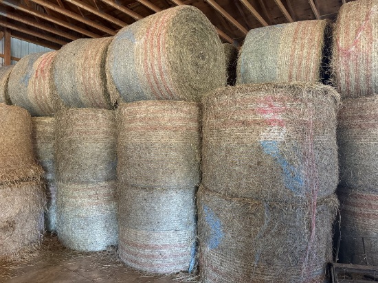 GRASS ROUND BALES, 1ST CUTTING (14 QTY.)