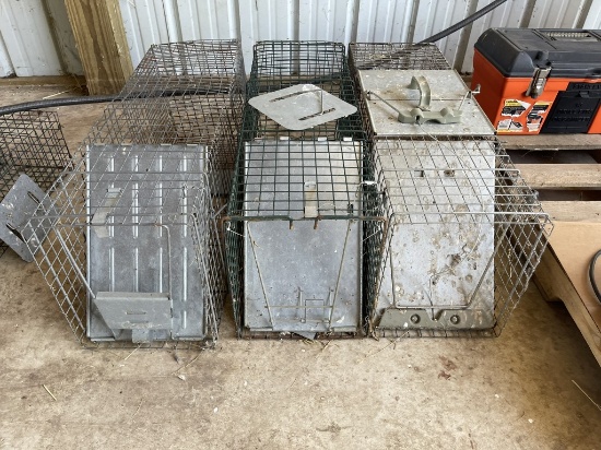 LIVE TRAPS, 32'' LONG X 10'' WIDE X 12.5'' TALL (3 QTY.)