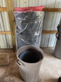 ASSORTED TRASH RECEPTACLES WITH LIDS (5 QTY.)