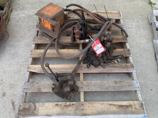 SKID OF ASSORTED HYDRAULIC VAVES