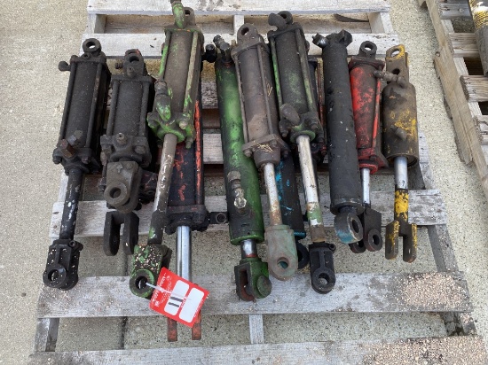 SKID OF ASSORTED HYDRAULIC CYLINDERS