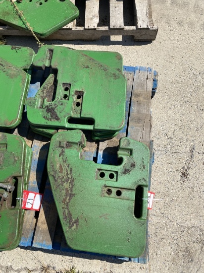 JOHN DEERE SUITCASE WEIGHTS, BID X 6