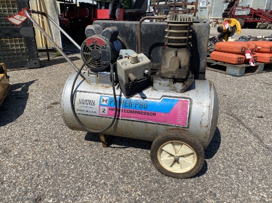 CAMPBELL HAUSFELD 20-GALLON AIR COMPRESSOR, 2-HP