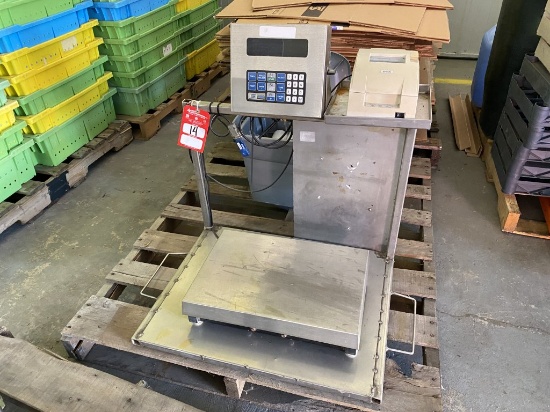 GSE 560 SCALE SYSTEM WITH PRINTER AND PRINTER PAPER