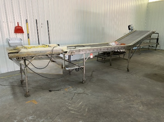 MCKIBBEN SORTER WITH BUILT IN FRESH DESTEMMER, 30'' X 18''
