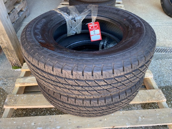 NEW GRANTLAND MILESTAR LT 225-75R16 TIRES, LOAD RANGE E (2 QTY.)