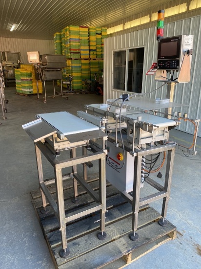 2017 HAMILTON/IT'S CHECKWEIGHER WITH RICE LAKE 1280 DIGITAL SCALE